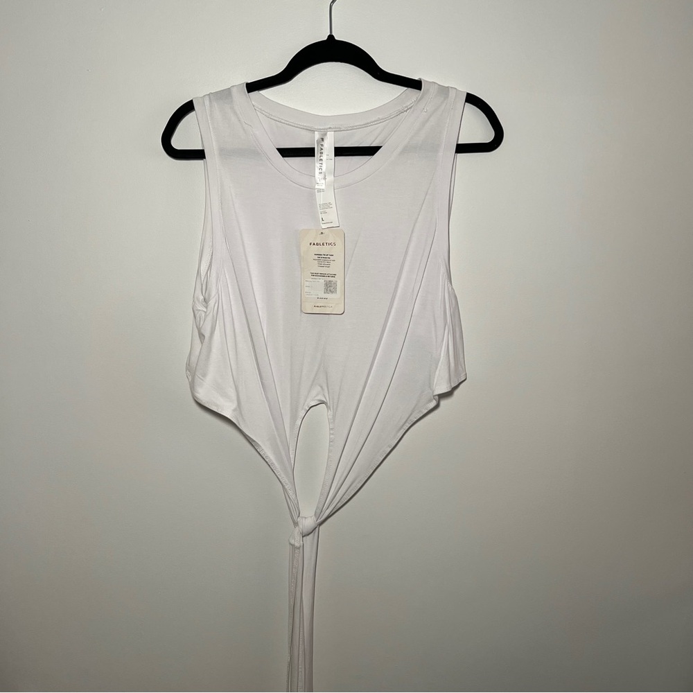 Fabletics Marissa Tie Up Tank Top Size L